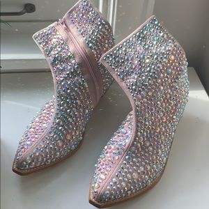 Free People Rhinestone Boots